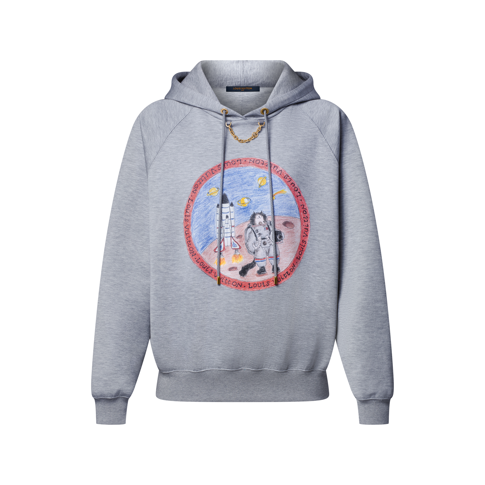 Louis Vuitton トラベルスタンプクロップフーディ Cat Stamp Hoodie - Ready-to-Wear | LOUIS VUITTON